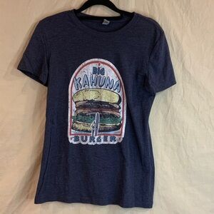 Pulp Fiction Navy Big Kahuna Burger Graphic Tee